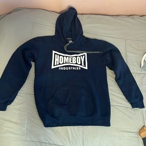 Selling a homeboy industry sweater. It is a small. For women or men.